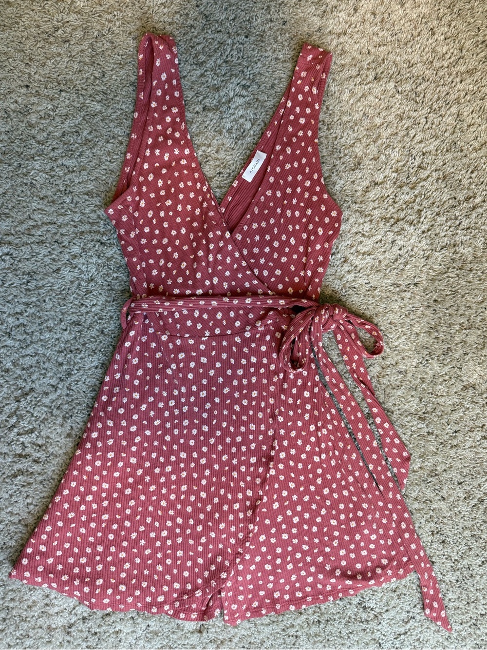Ooh La Luxe Pink and White Floral Romper